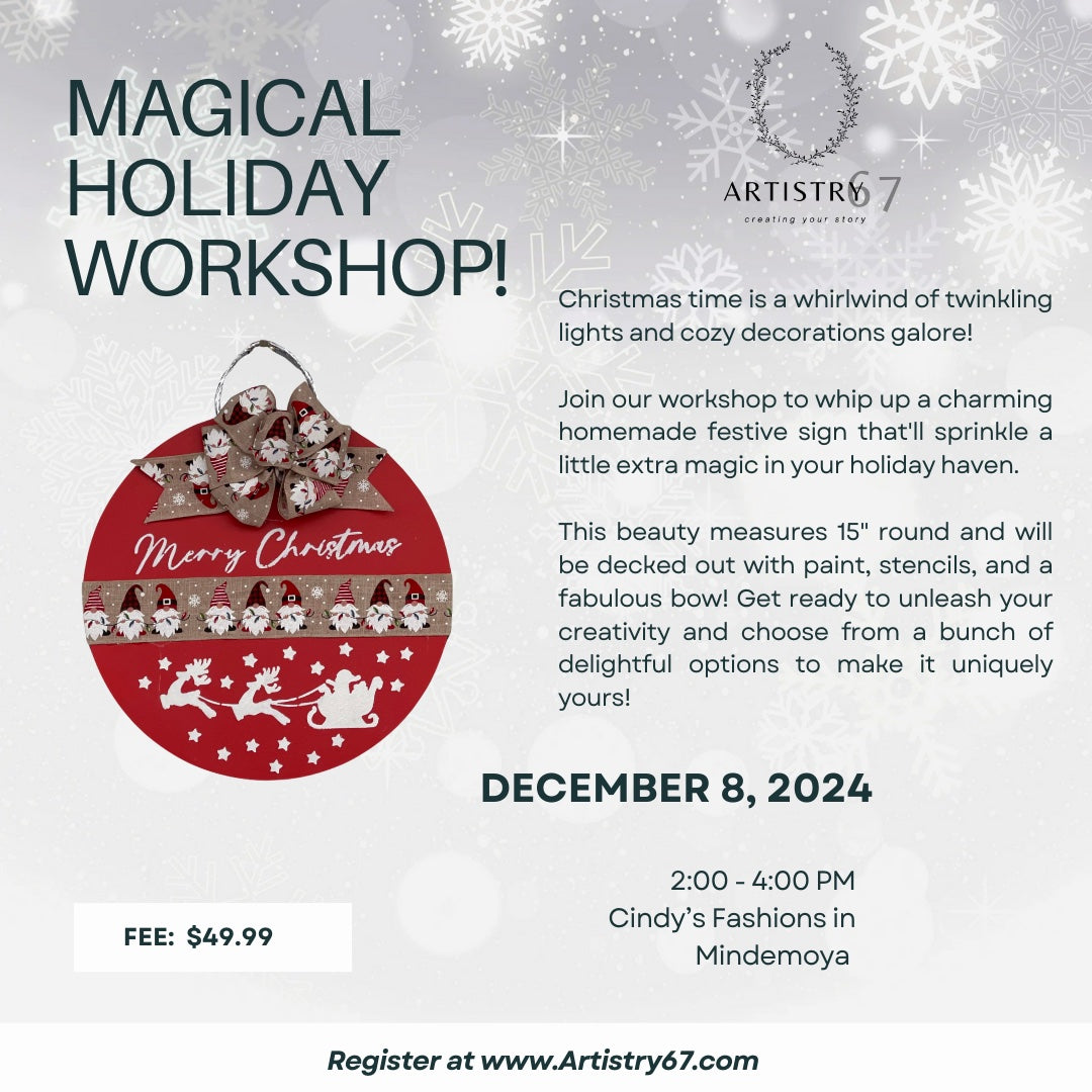 Magical Holiday Workshop - December 8, 2024