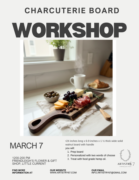 Charcuterie Board workshop