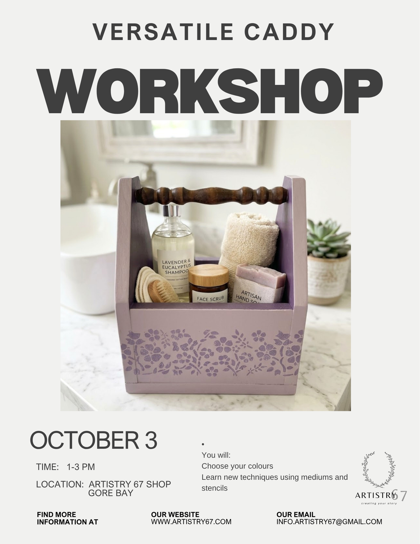 Versatile Caddy Workshop - October 3, 2026