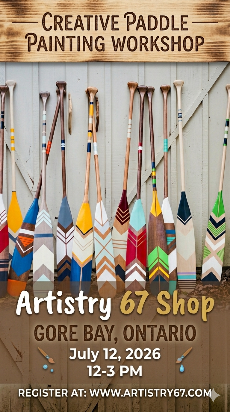 Paddle painting Workshop - July 12, 2026