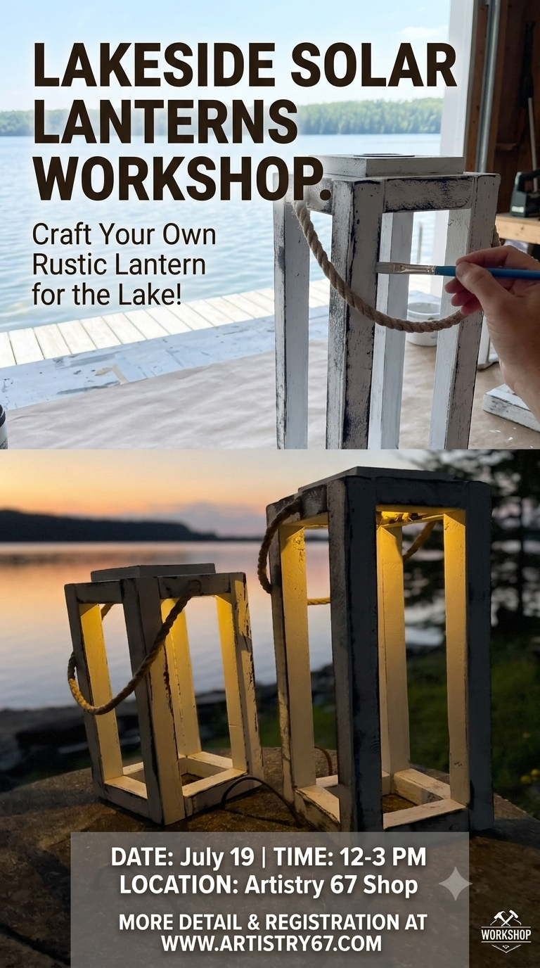 Lakeside Solar Lanterns Workshop - July 19, 2026