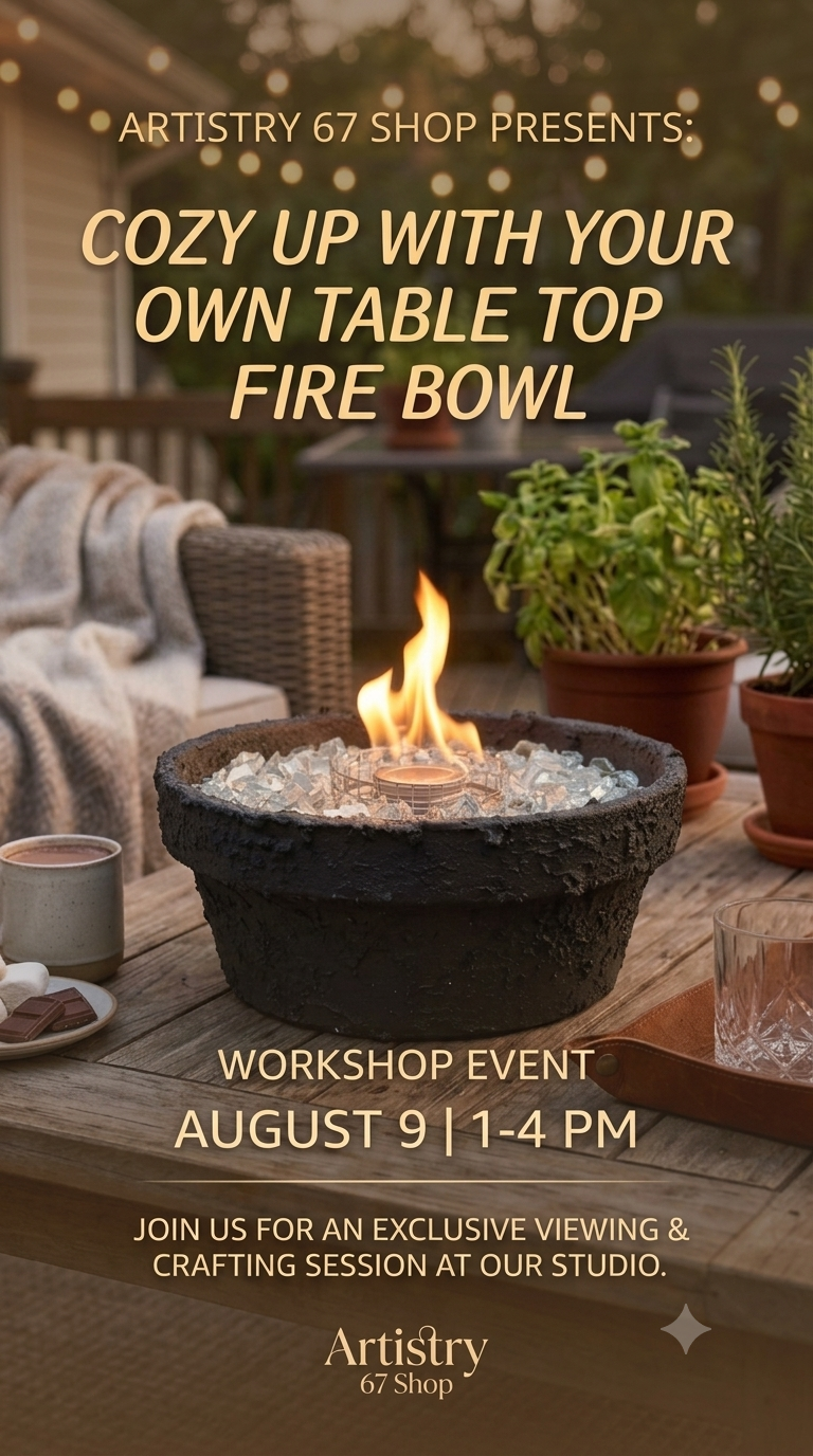 Table Top Fire Bowl - August 9, 2026