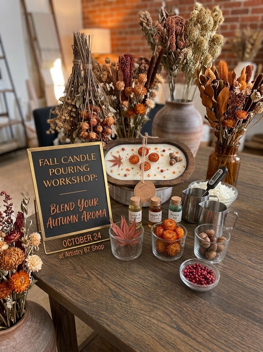 Fall Candle Pouring Workshop - October 24