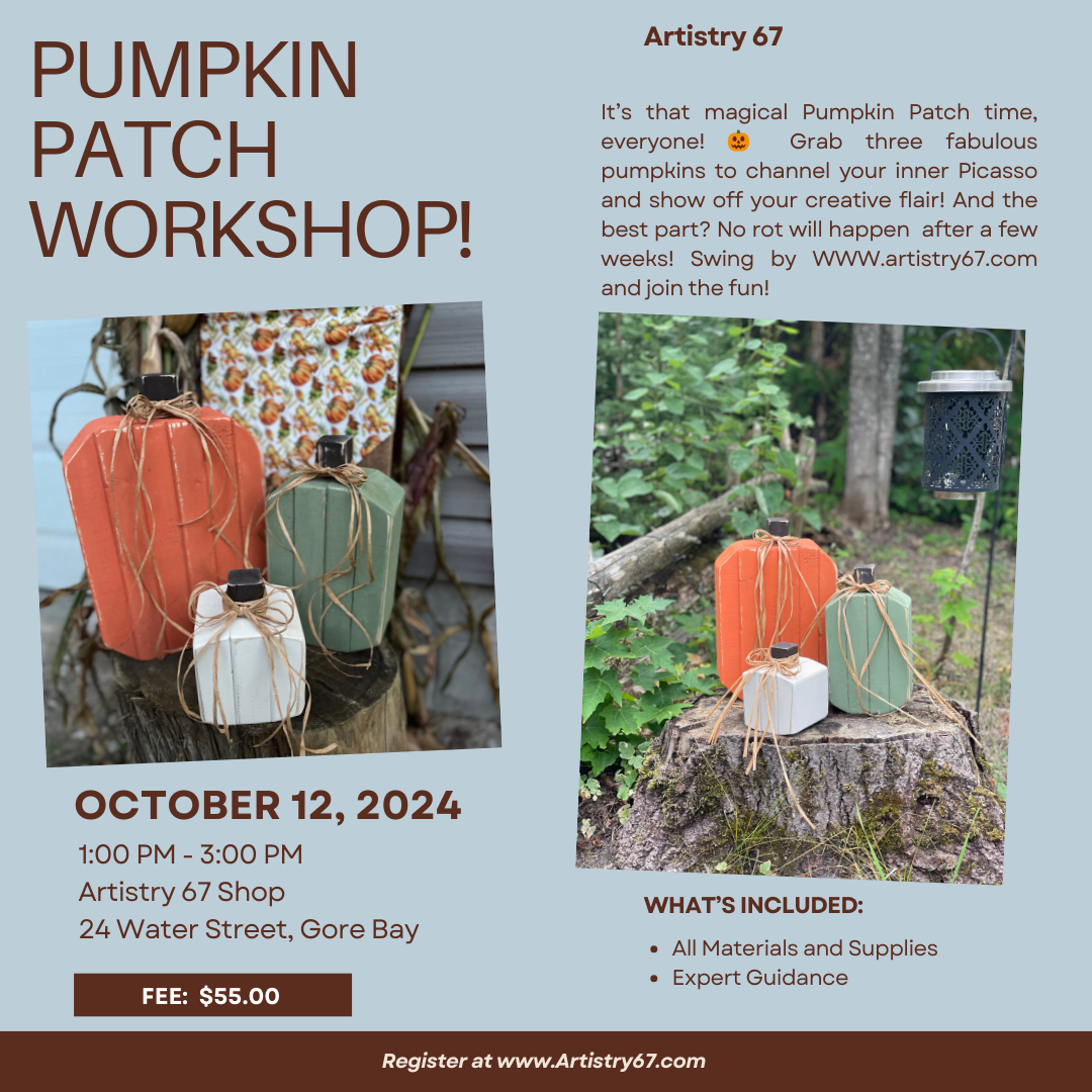 Pumpkin Patch Workshop - October 12, 2024