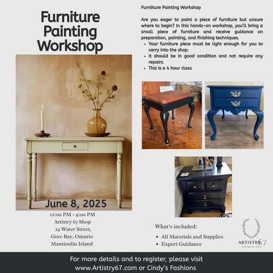 Furniture Painting Workshop - June 8, 2025