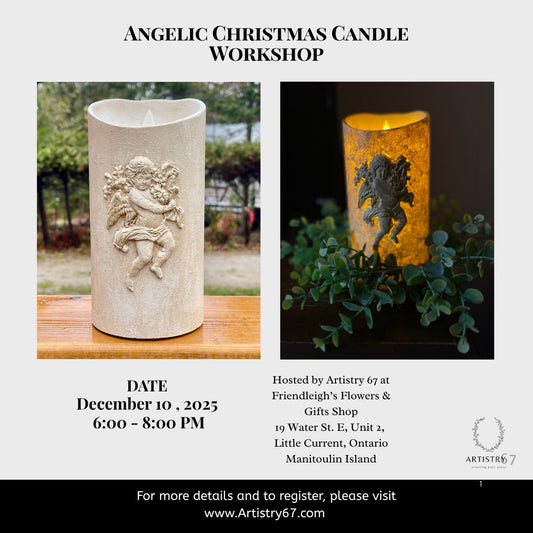 Angelic Christmas Candle Workshop -  December 10