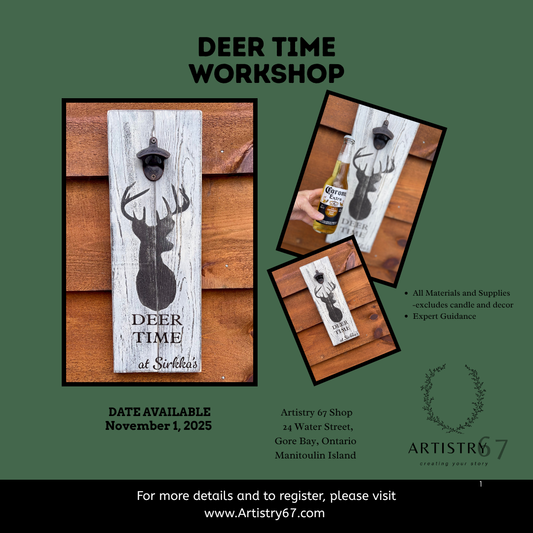 Deer Time Workshop - November 1, 2025 - 1:30 -3:00 pm